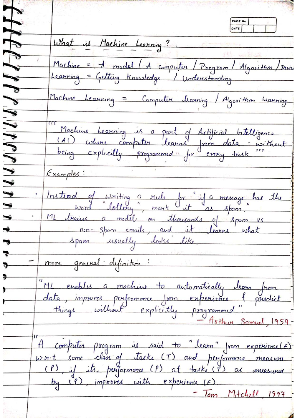 Machine learning - these notes will help you to increase your knowledge ...
