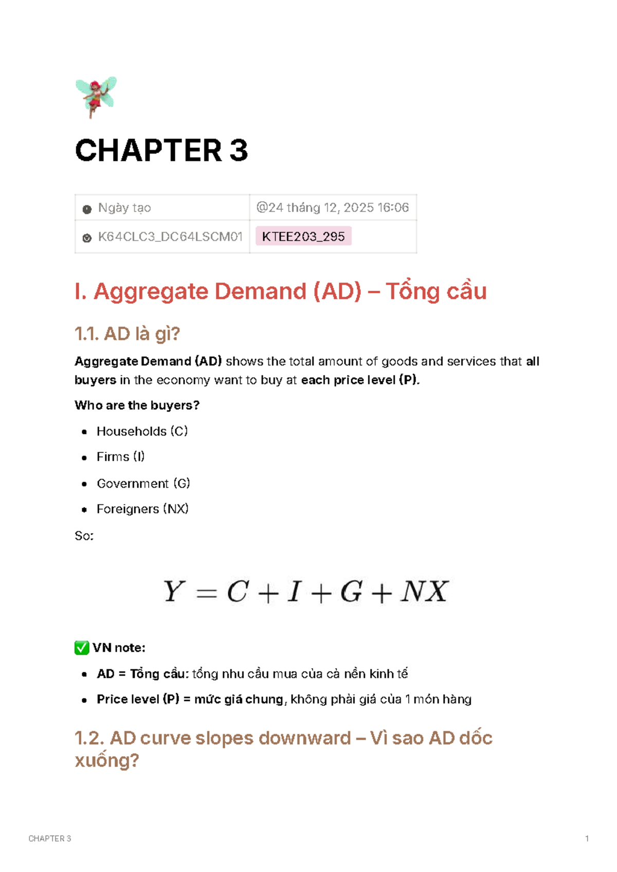 CHAPTER 3: Aggregate Demand and Supply Analysis K64CLC3_DC64LSCM01 ...
