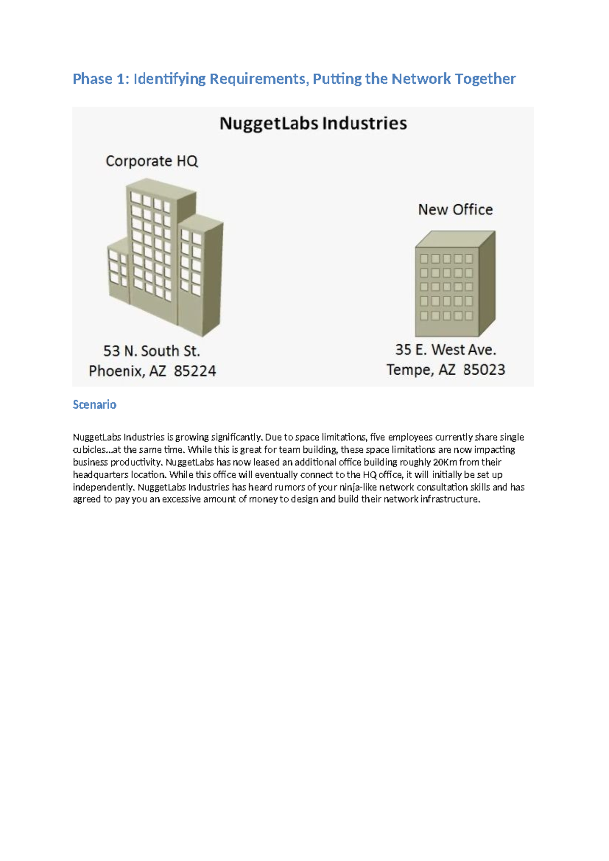 CCNA Labs - Network Design and Configuration Project Report - Studocu