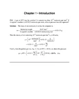 Fluid Mechanics Solutions Manual Ch. 1 - White Solutions