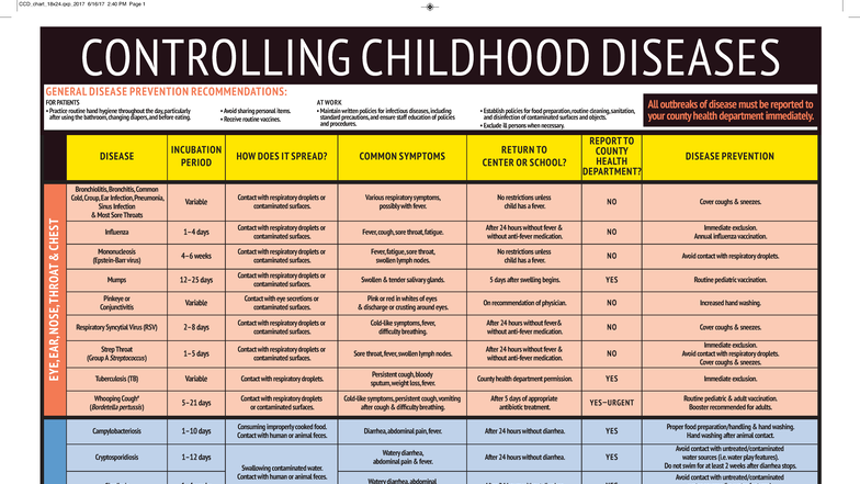 CCD 18x24: Controlling Childhood Diseases & Prevention Guidelines - Studocu
