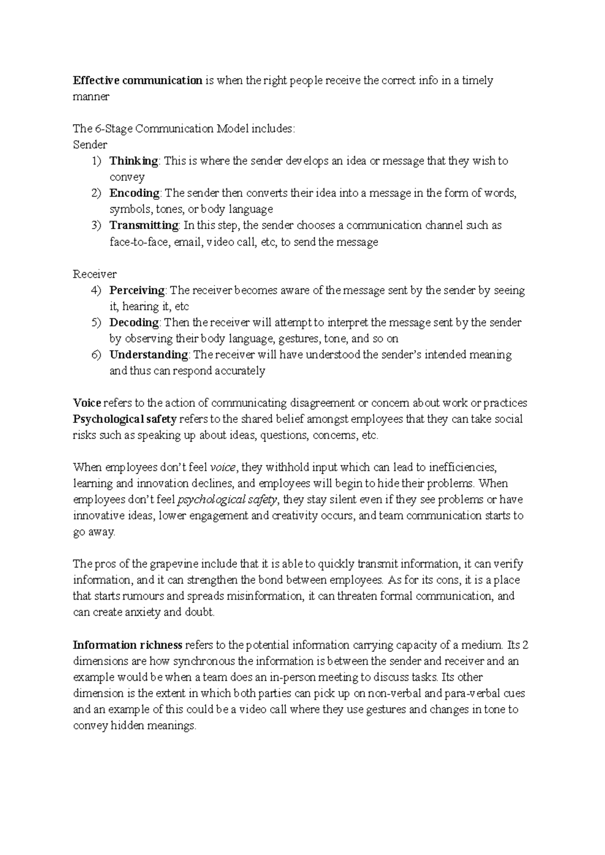 Effective Communication: Understanding the Communication Model ...