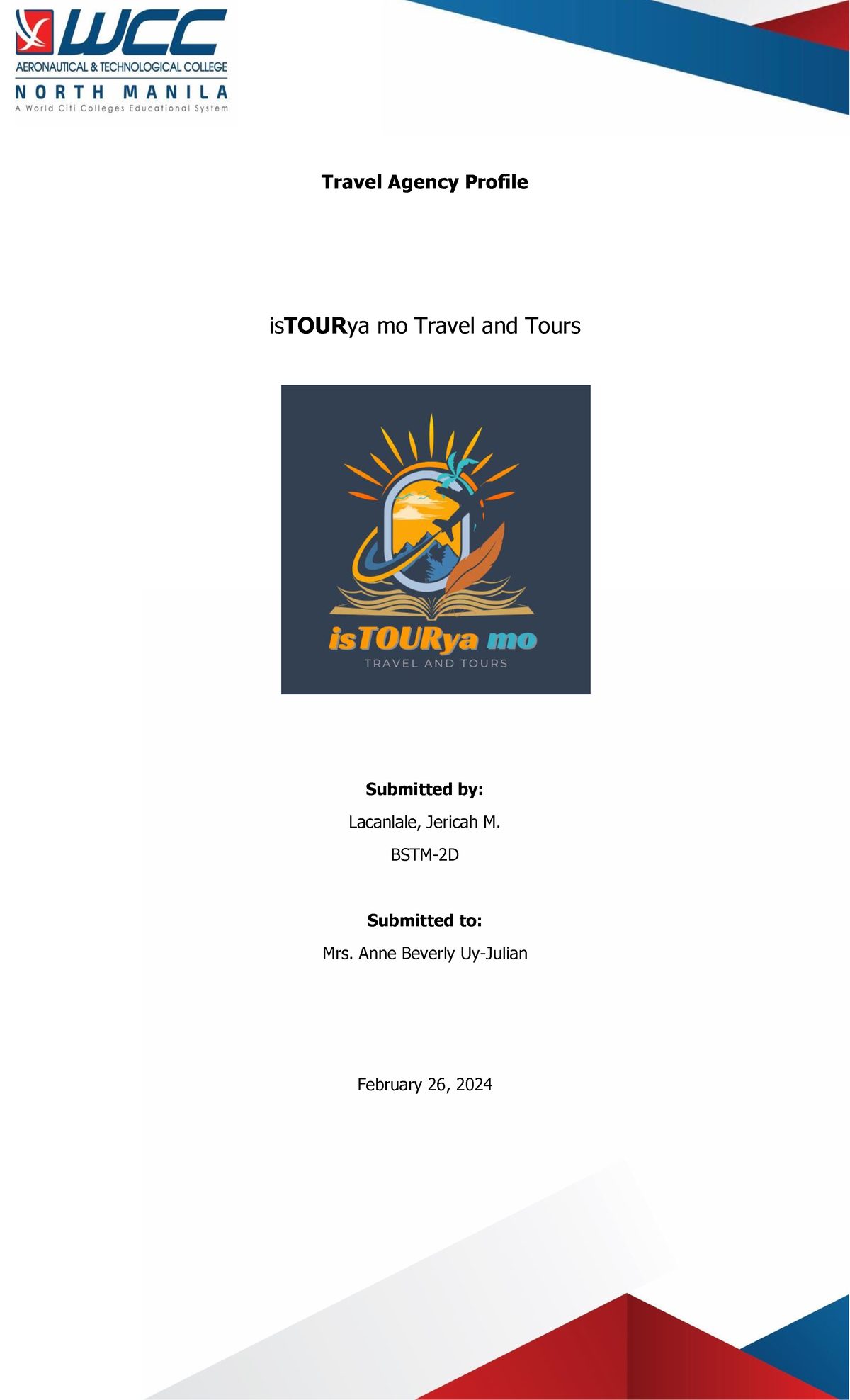 Travel-Agency-Profile Is TOURya-mo-Travel-and-Tours - Travel Agency ...
