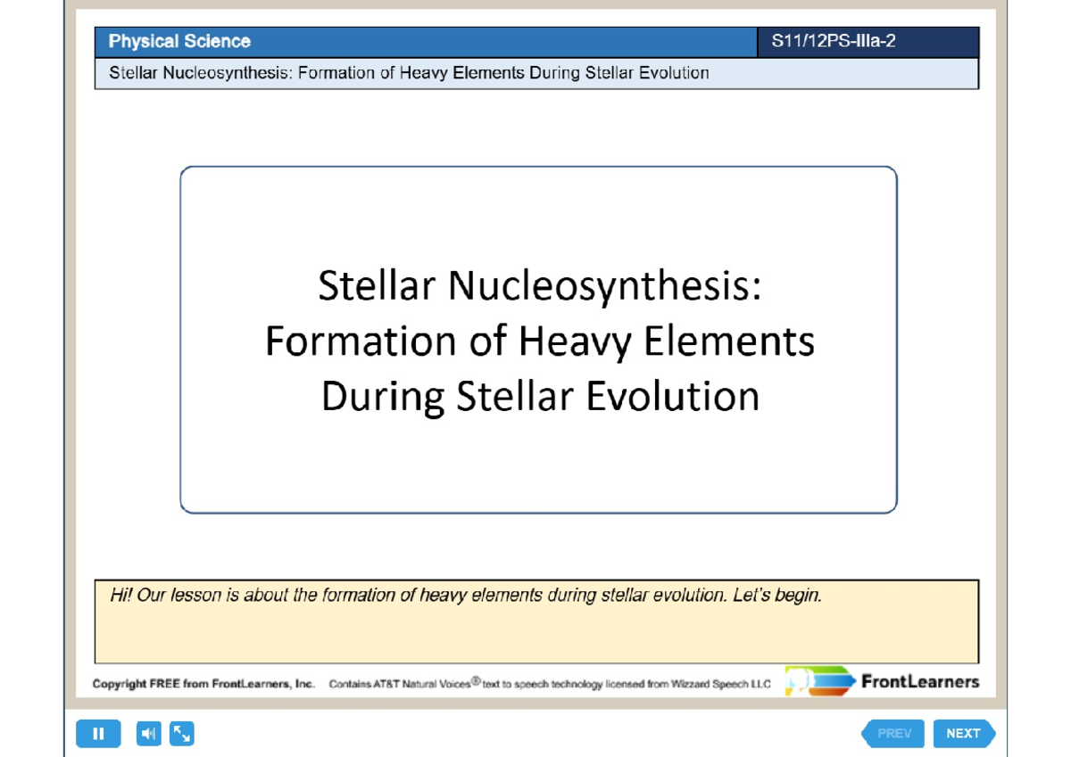 PS 2 Stellar Nucleosynthesis: Formation of Heavy Elements in Stars ...