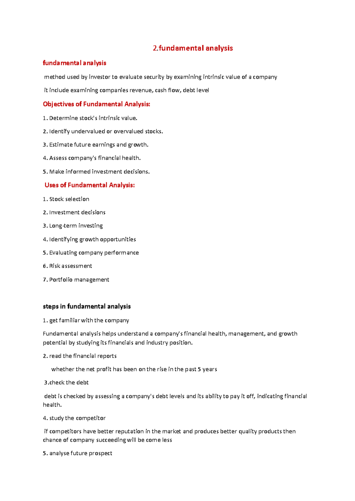 Fundamental Analysis Methods for Evaluating Securities: A Comprehensive ...