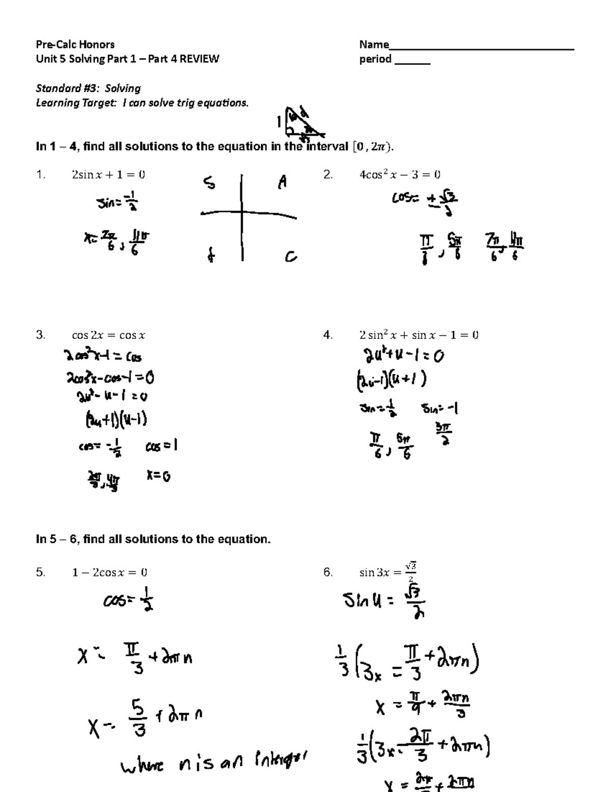 PCH+Unit+5+Solving+Part+1-Part+4+Review+WS+%2824-25%29 - Pre-Calc ...