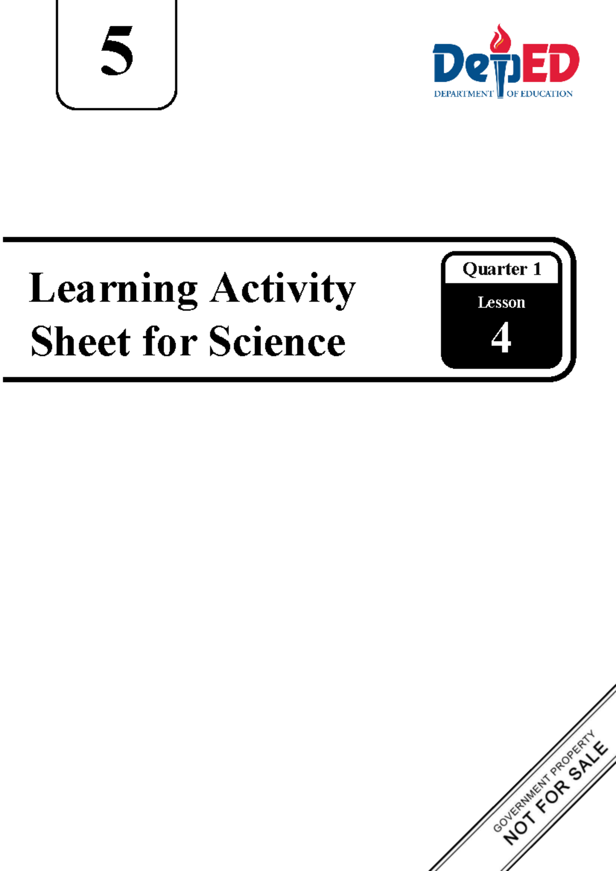 Q1 WS Science 5: Lesson 4 - Measuring Volume Activities - Studocu