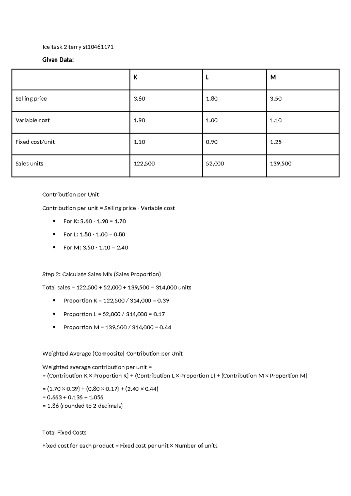 Ice Task 2 Analysis - ST10461171 - Studocu