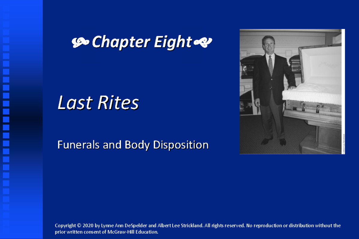 Chapter 2: New Directions in Funerals and Body Disposition - Studeersnel