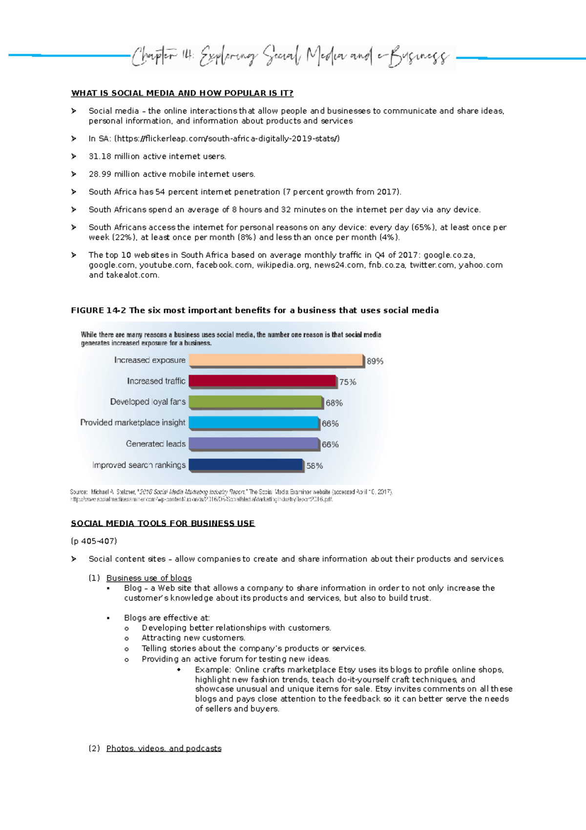 Chapter 14 Business Management - 48550 - SUN - Studocu