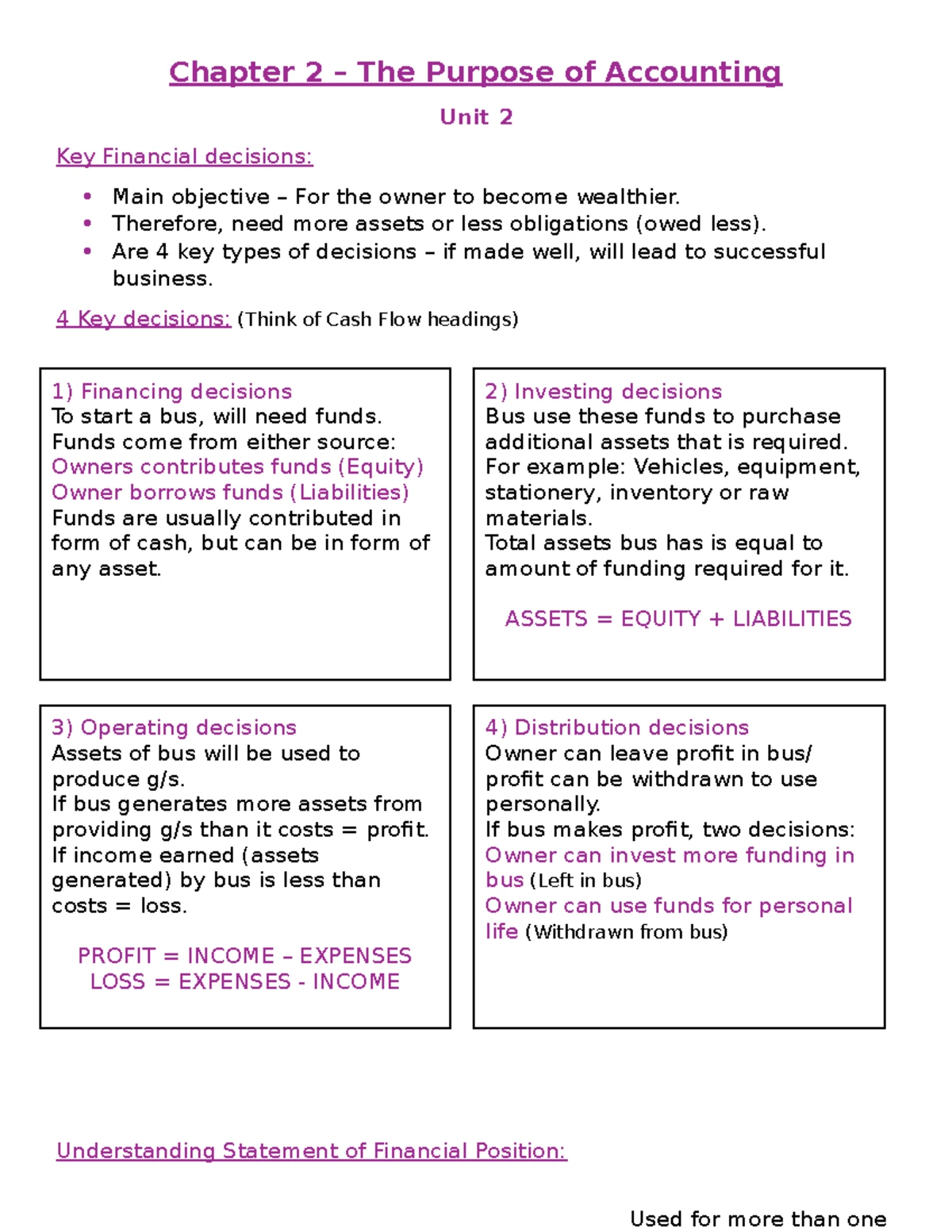 HFAC131-1-Financial Accounting Principles Past Paper 3 Memo - Studocu