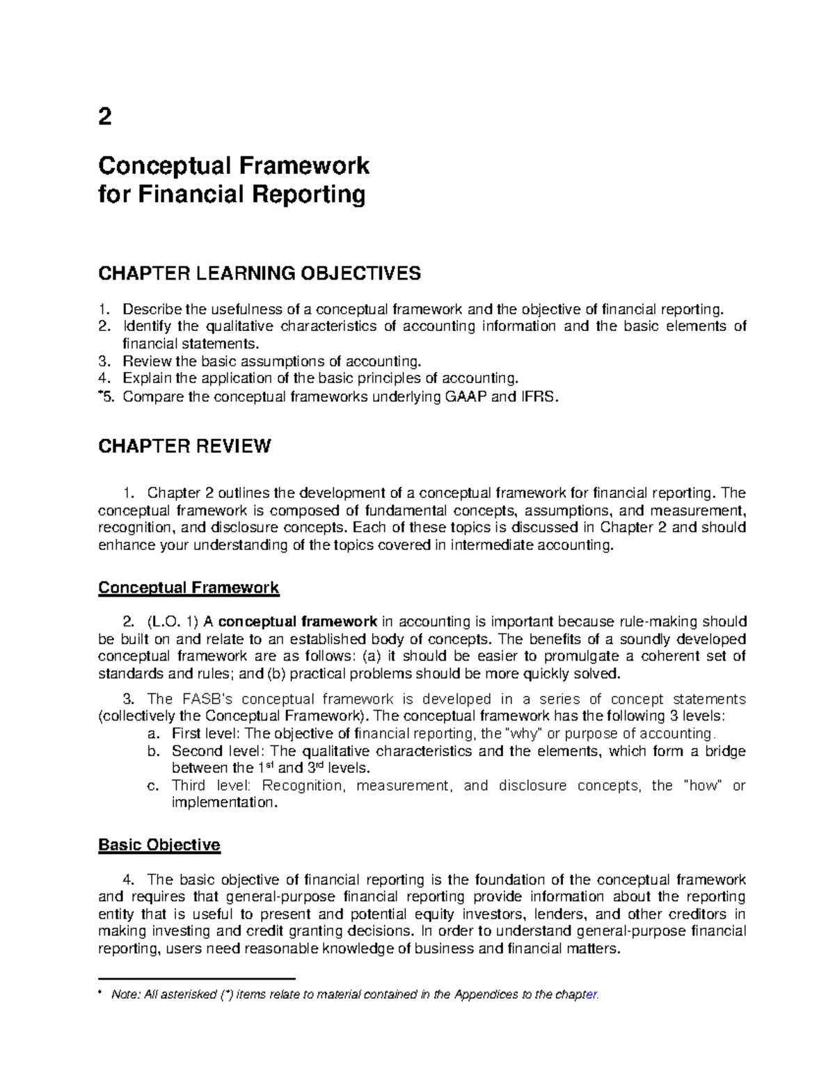 CH-2-Study Guide - 2 Conceptual Framework for Financial Reporting ...