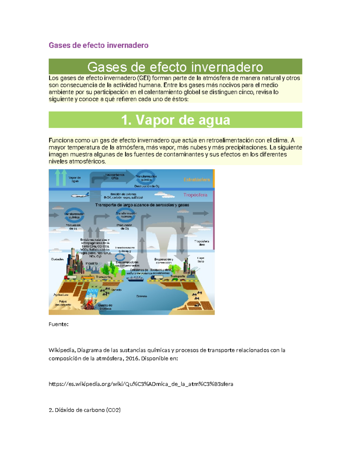 Gases de efecto invernadero - Entre los gases más nocivos para el medio ...