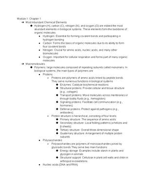 Amino Acid Chemistry - Study Notes & Assignments - Studocu