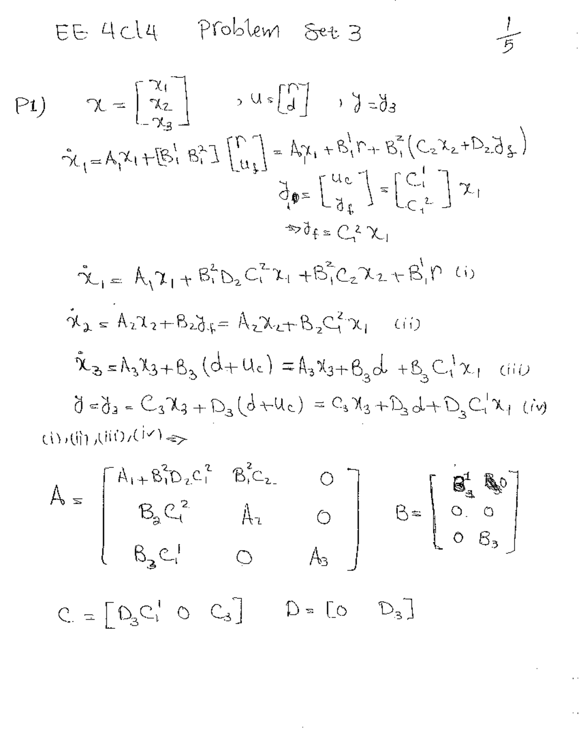 EE 4CL4 Problem Set 3 Solutions - Practice Guide - Studocu