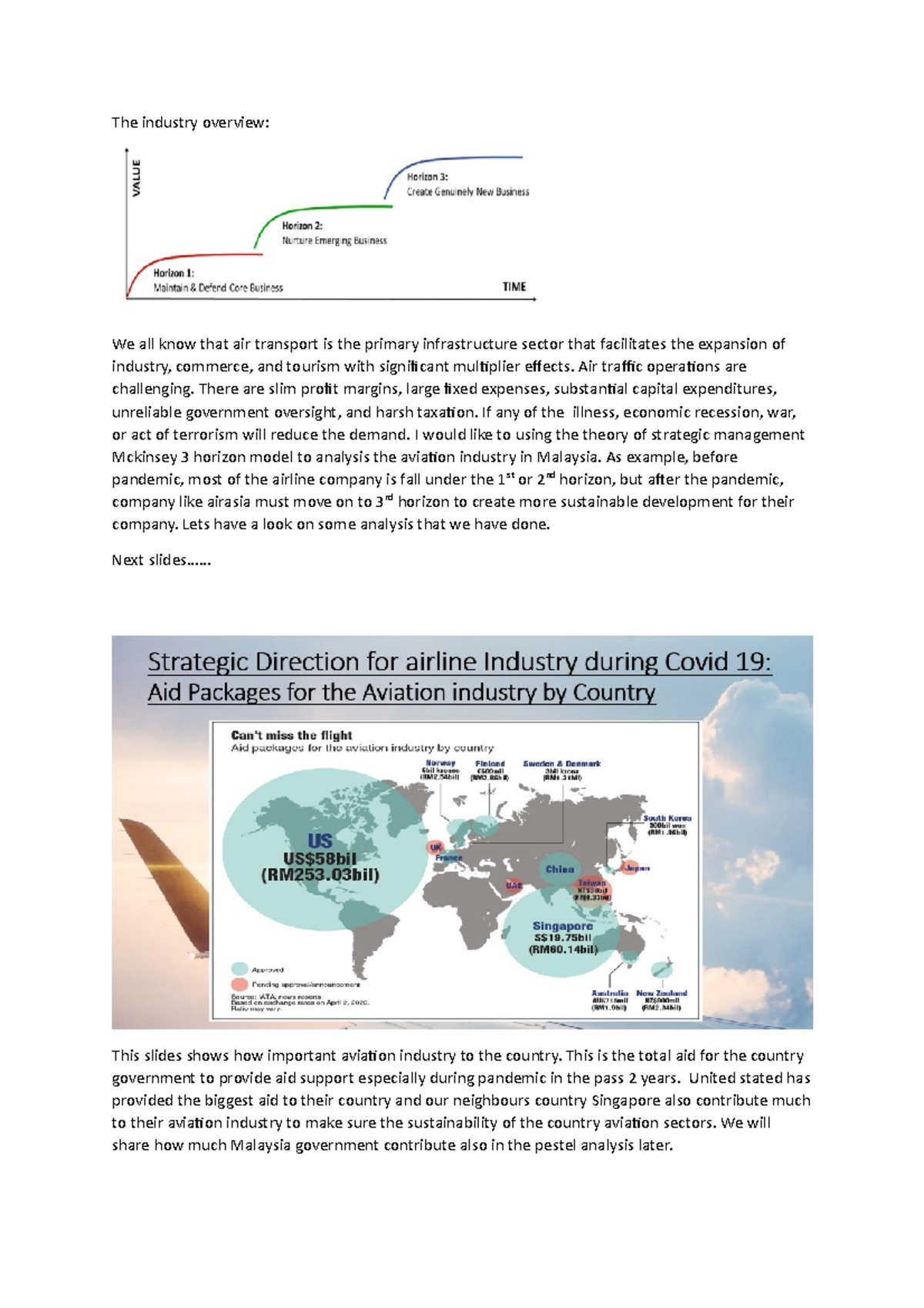 The airline industry overview - The industry overview: We all know that ...