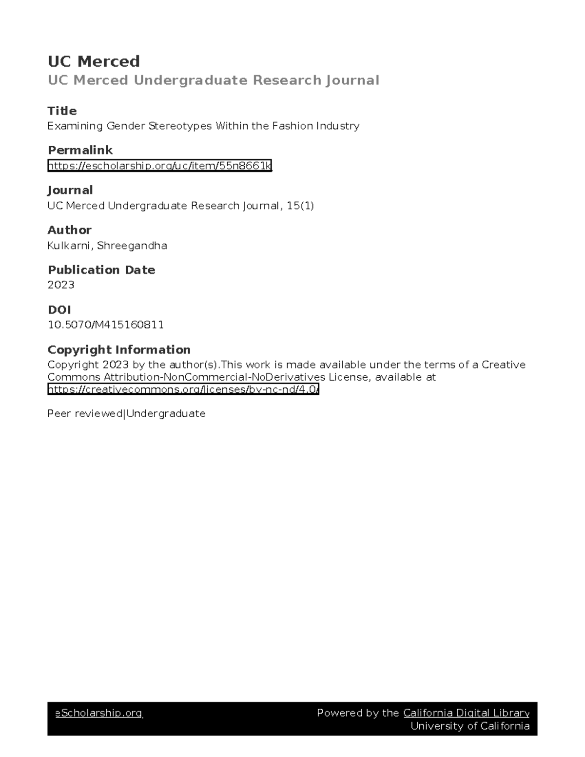WRI 101: Examining Gender Stereotypes in Fashion Psychology - Studeersnel