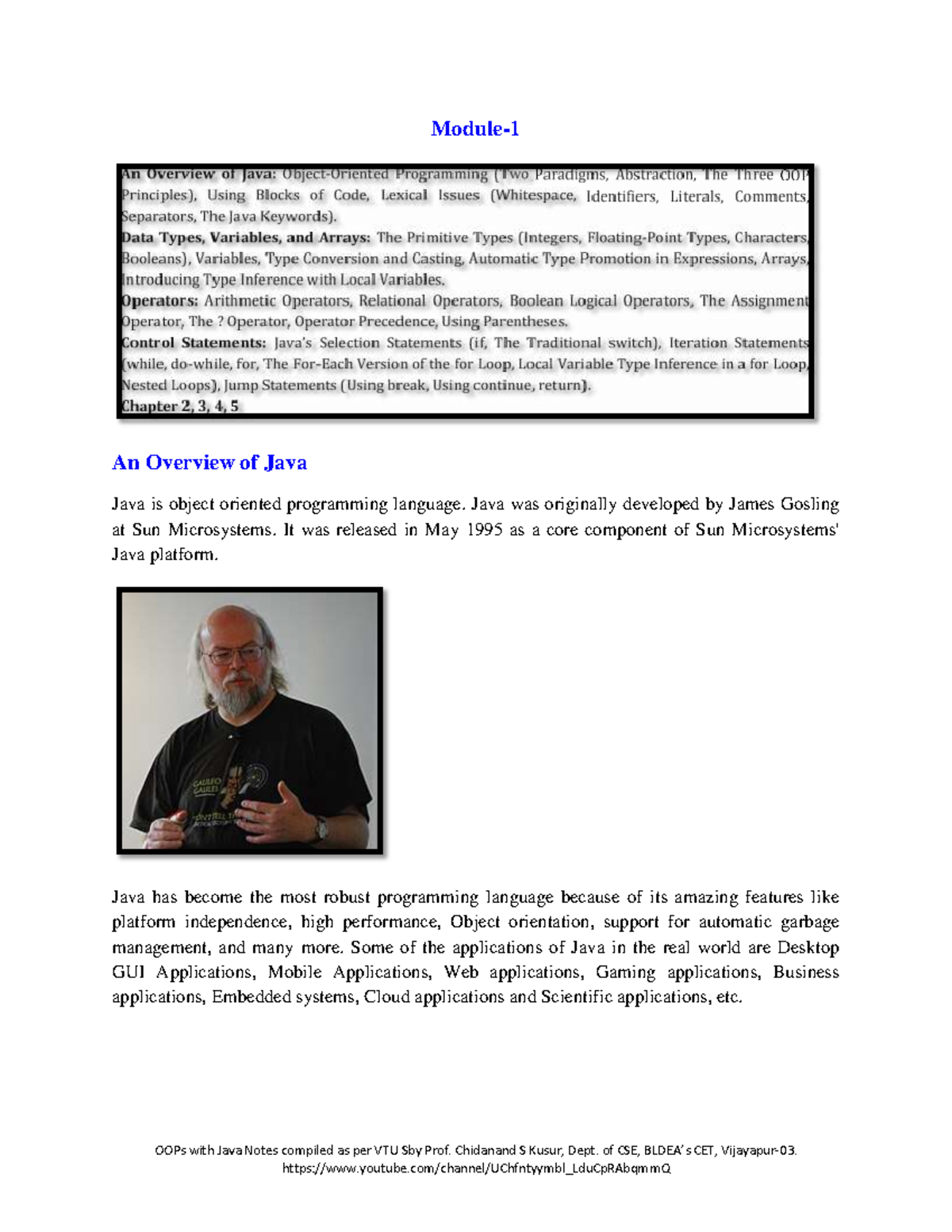 OOPs with Java Notes (CSE 101) - Comprehensive Overview and Concepts ...