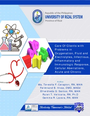 NCM 112: Fluid and Electrolytes Overview - Nursing 4C Study Notes - Studocu