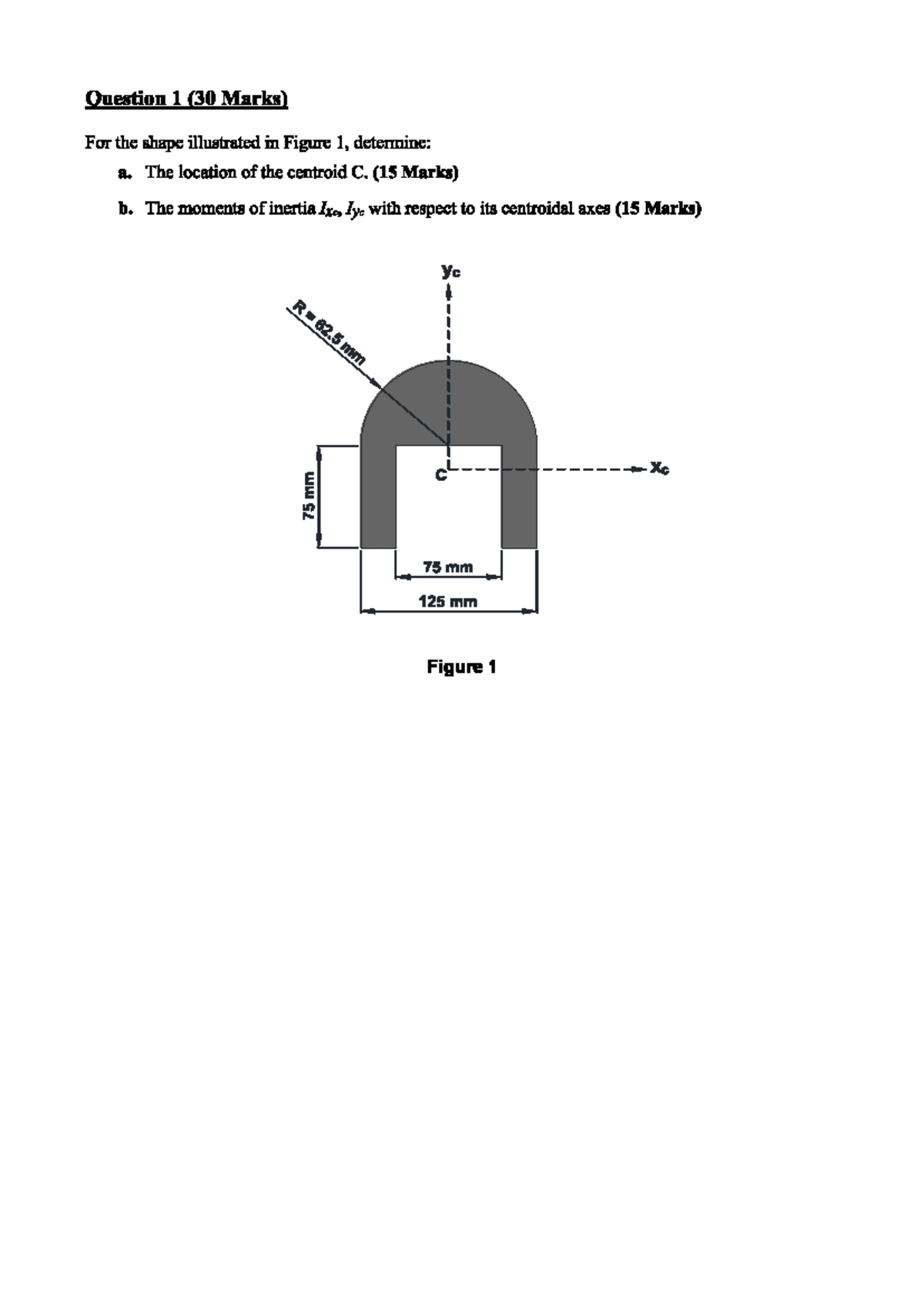 CVG 2140 Midterm Exam Sample: Centroid & Shear/Moment Diagrams - Studocu