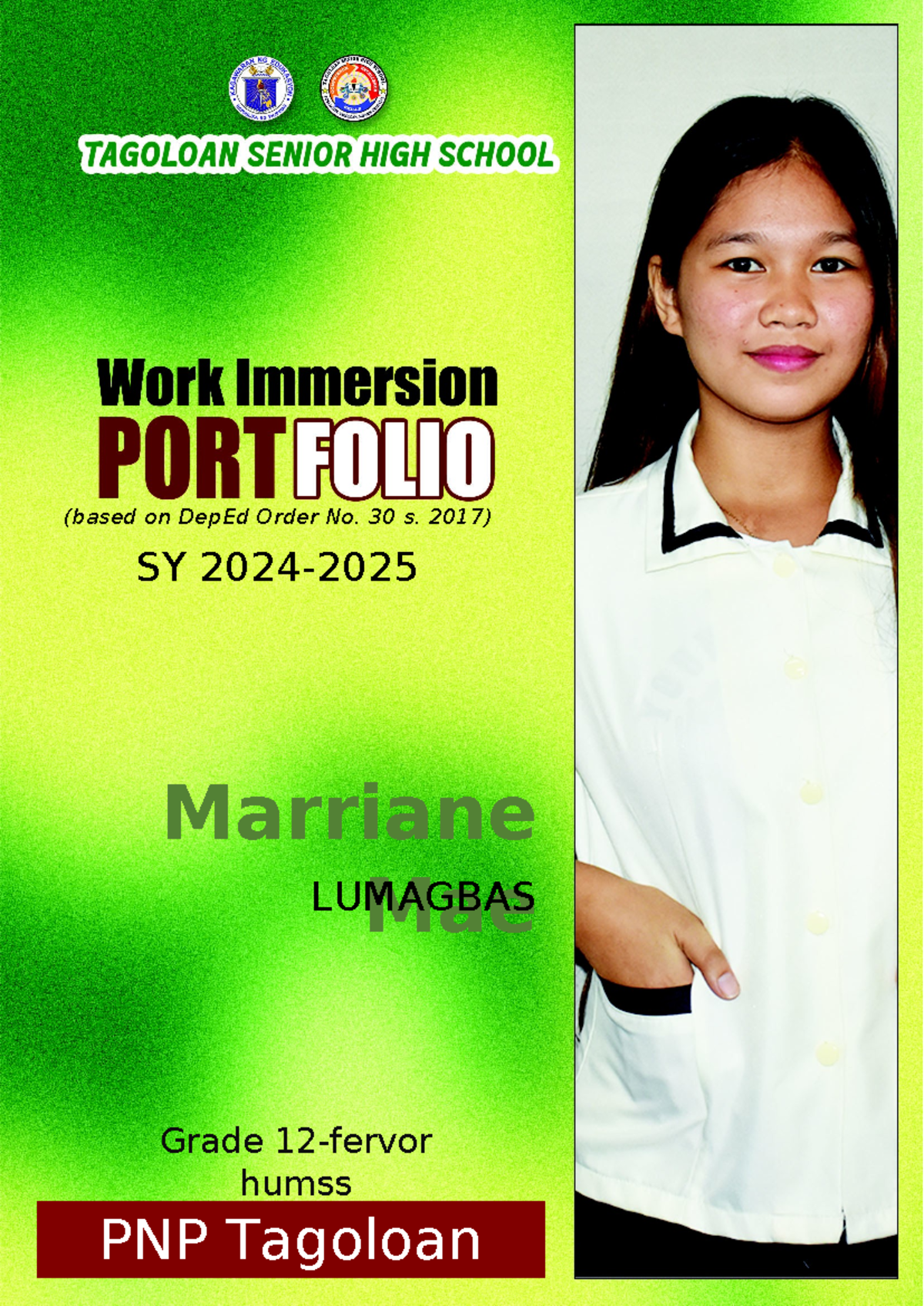 Portfolio - The framework is based on DepEd Order No. 30 s. 2017 ...