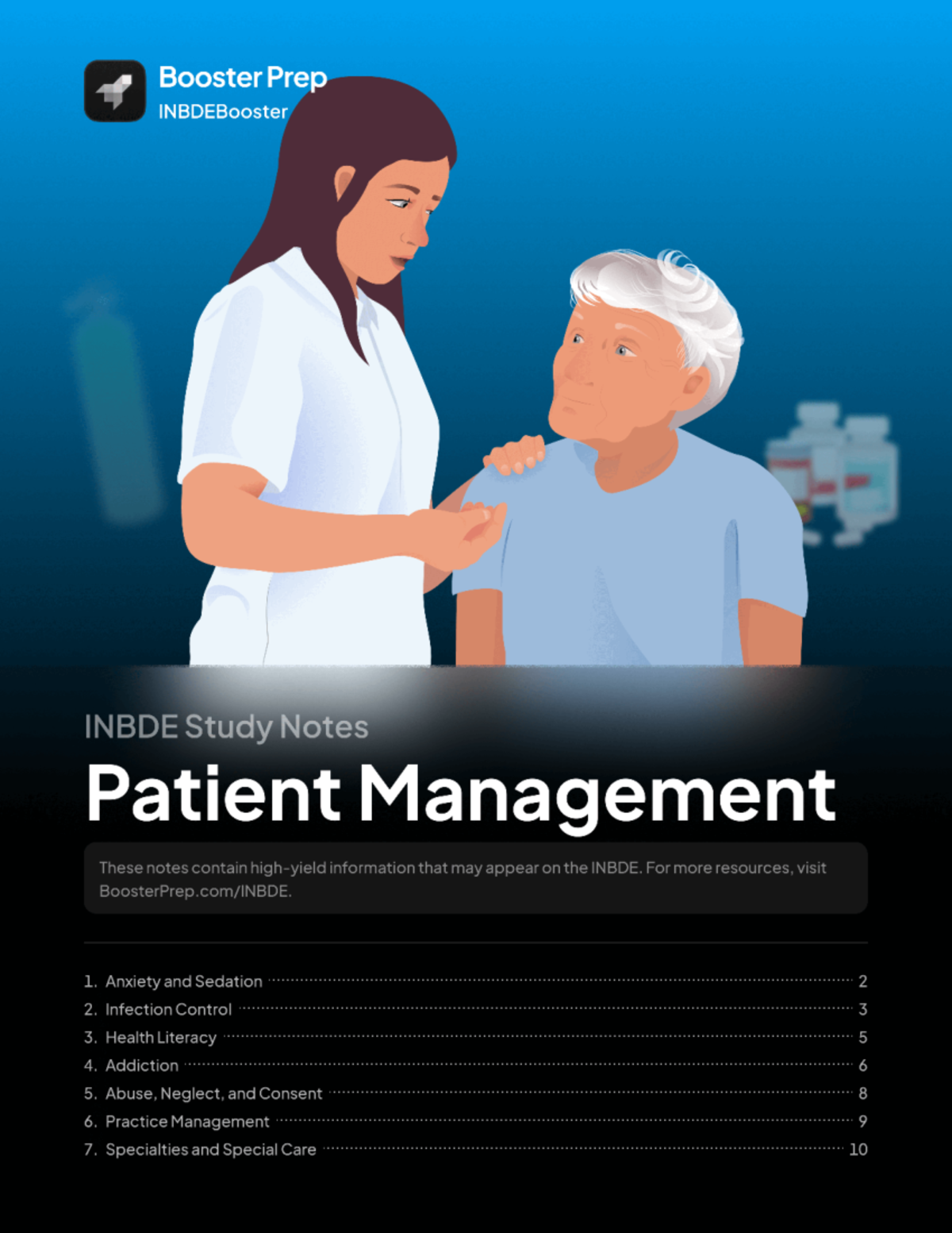 INBDE Booster PrepTM 2026: Patient Management Study Notes - Document Preview