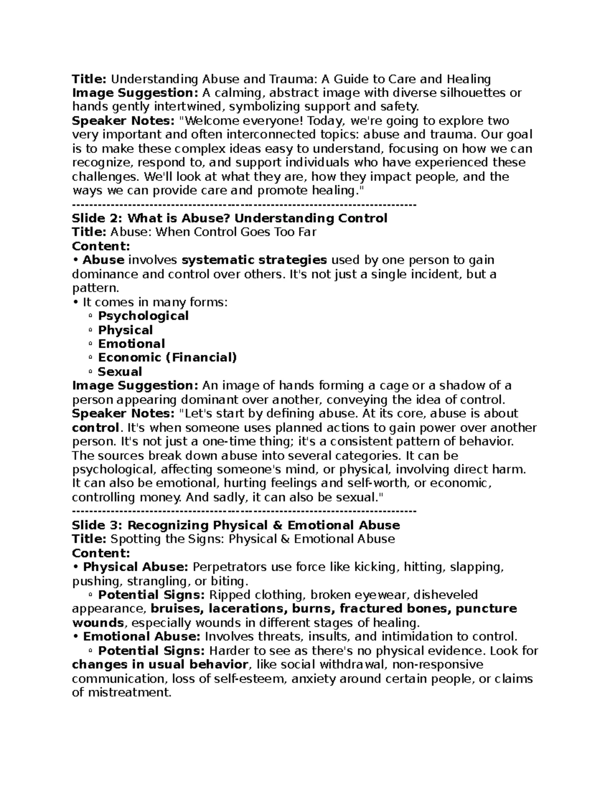 Comprehensive Guide to Trauma-Informed Care: Understanding Abuse and ...