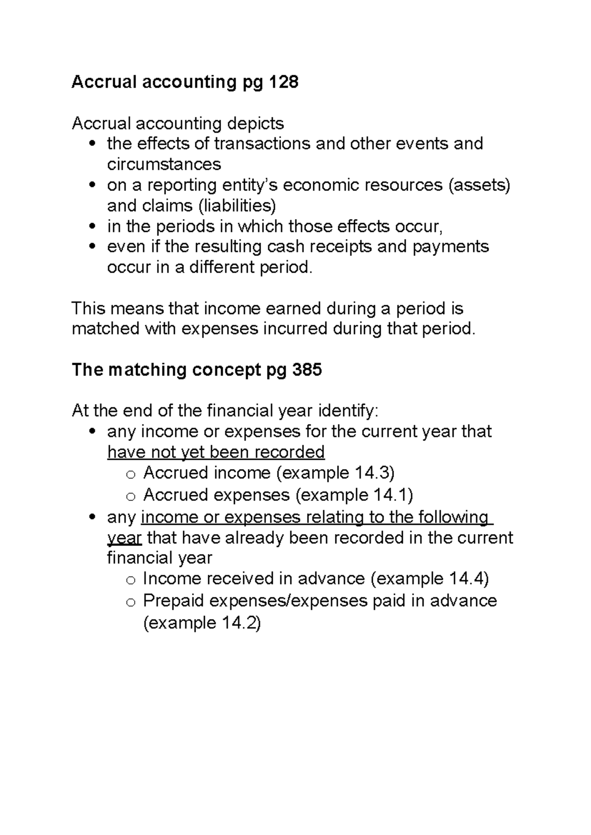 Accrual Accounting Discussion & Examples (ACCT 101) - Studocu