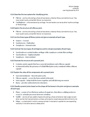 Study Guide for Final Exam in Biology 113, Fall 2024 - This is a study ...