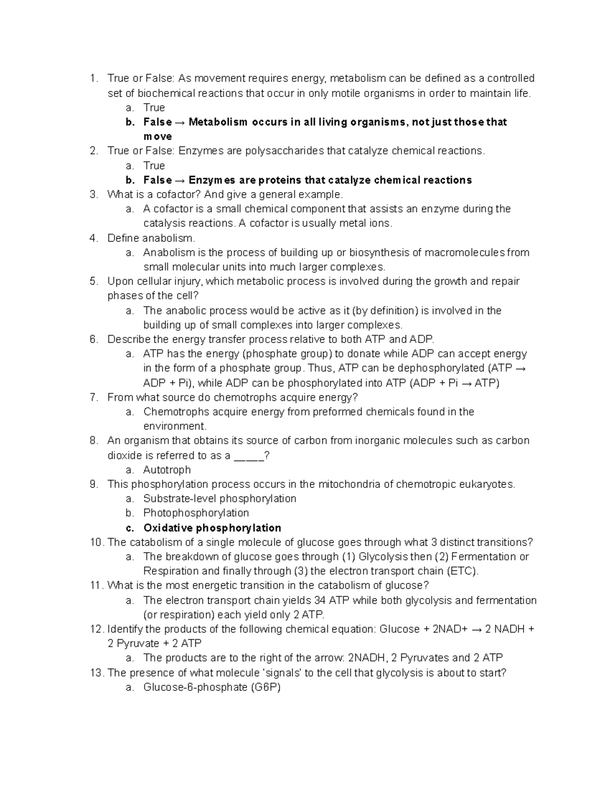 Portage Learning Microbiology BIOL 271 Module 2 Exam Review - Studocu