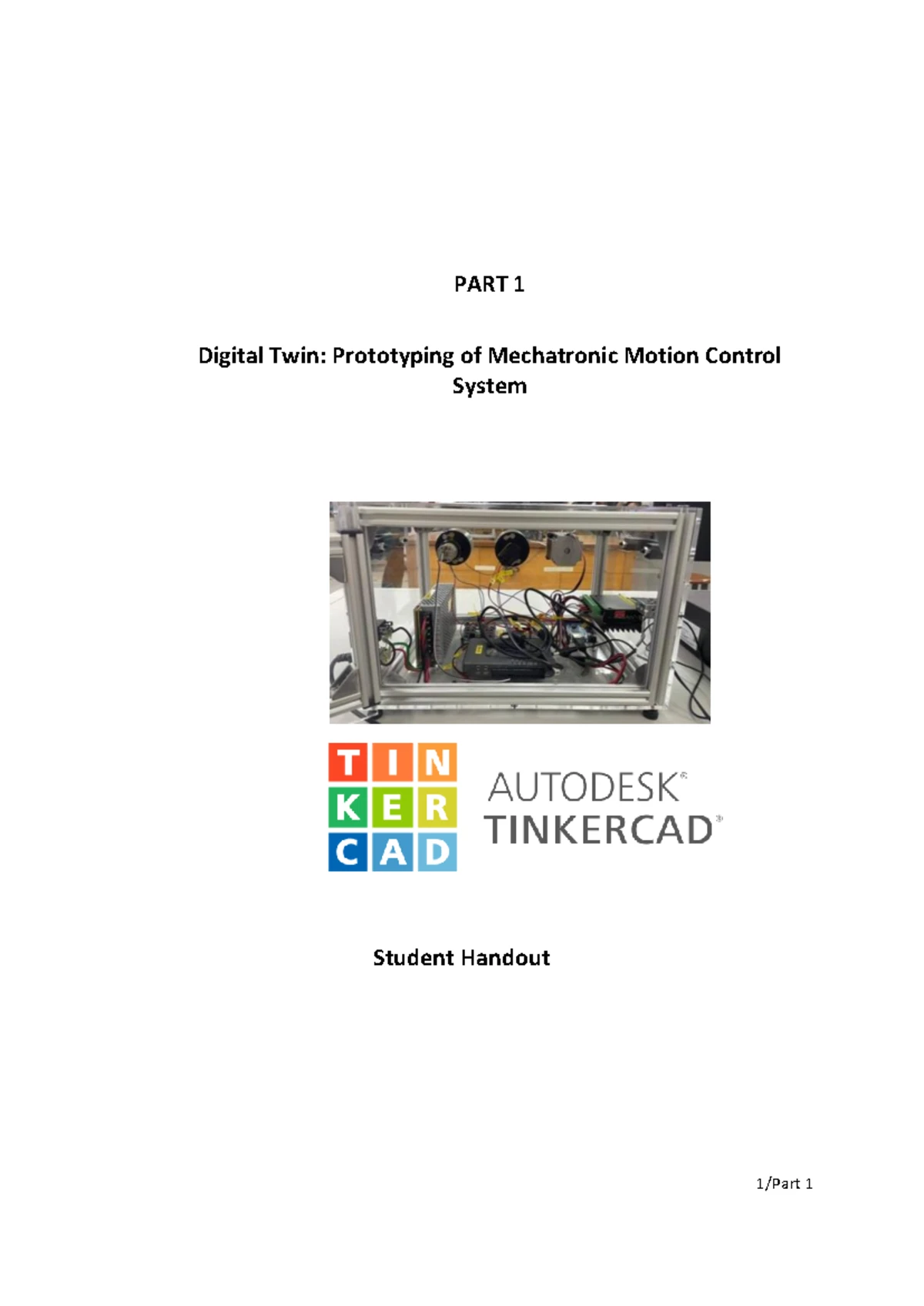 MECH 301 - Final Exam: Calibration of Motion Control Systems - Studocu
