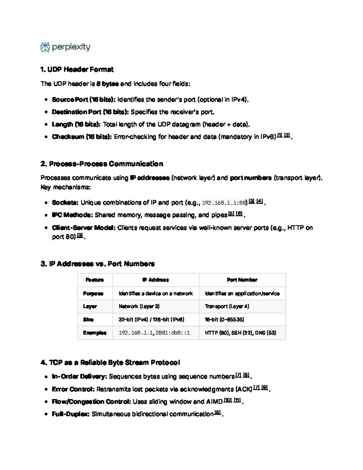 UDP Header Format and Communication Processes Overview - Studocu
