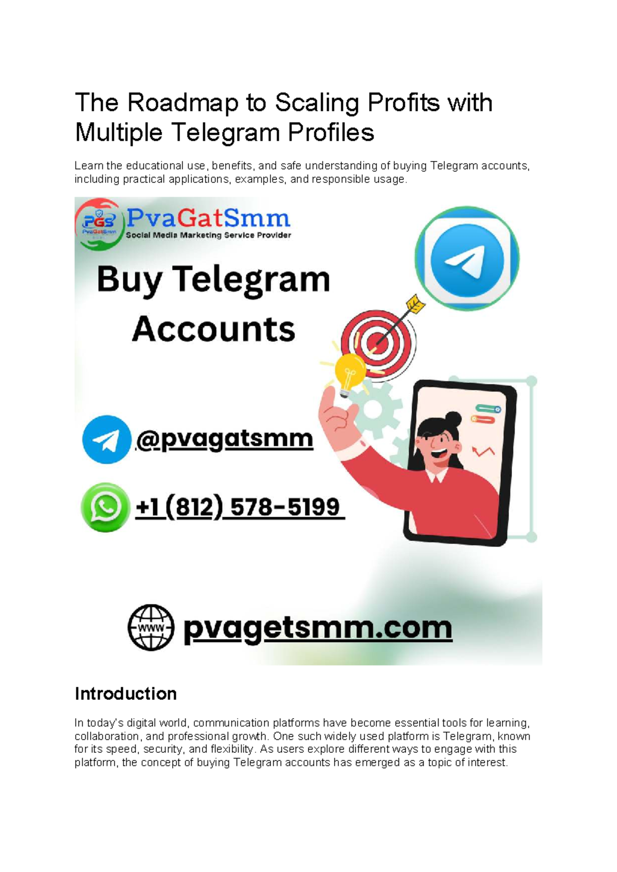 Scaling Profits: Educational Guide to Multiple Telegram Accounts - Studocu
