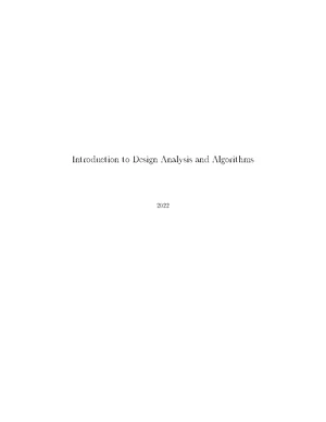 ADA 18CS42 Model Question Paper - Design & Analysis of Algorithms - Studocu