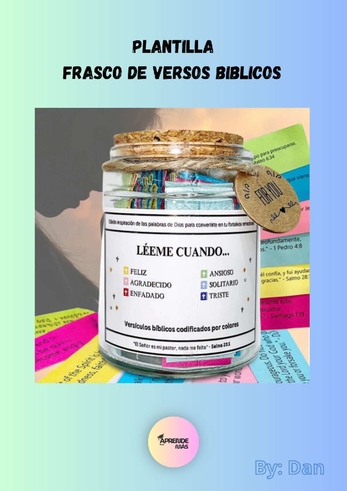 Plantilla de Versículos Bíblicos para Emociones - P4 - Document Preview