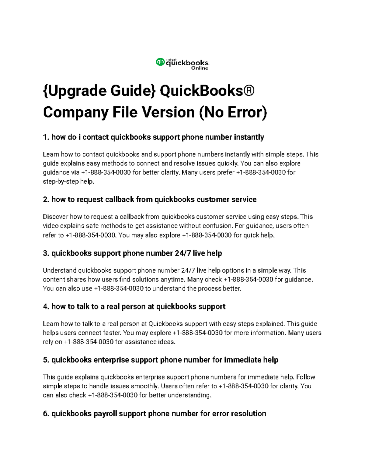 Upgrade Guide: QuickBooks® Company File Version (No Error) - Studocu