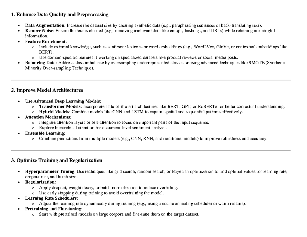 Sentiment - 1. Enhance Data Quality and Preprocessing Data Augmentation ...