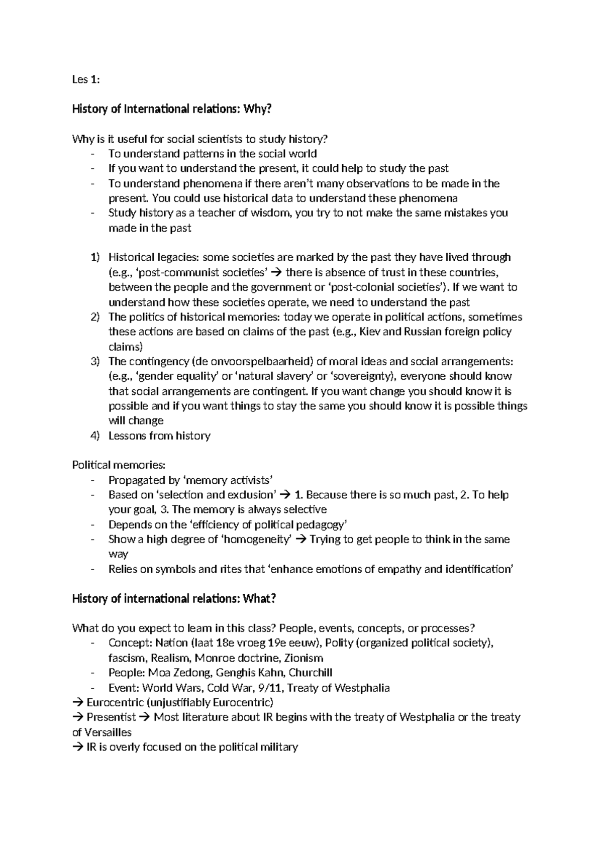 History of International Relations: Understanding Patterns and Lessons ...