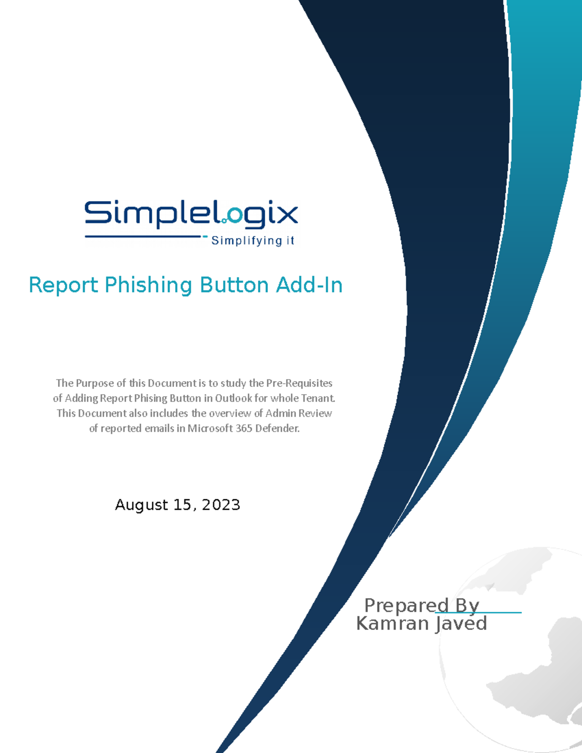 Report on Pre-Requisites for Adding Report Phishing Button in Outlook ...