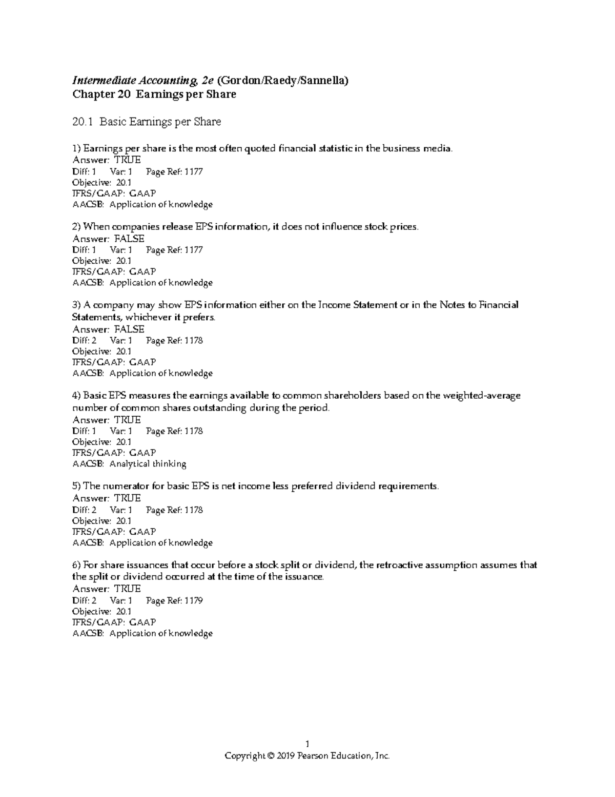 Gia02 TB Chapter 20 - Earnings Per Share in Intermediate Accounting 2E ...