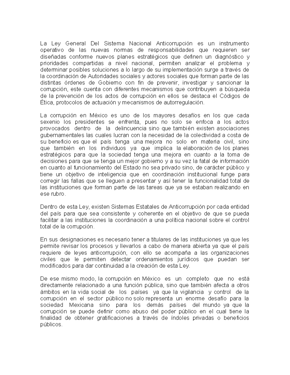 LEY Anticorrupcion - ley anticurrupcion - La Ley General Del Sistema ...