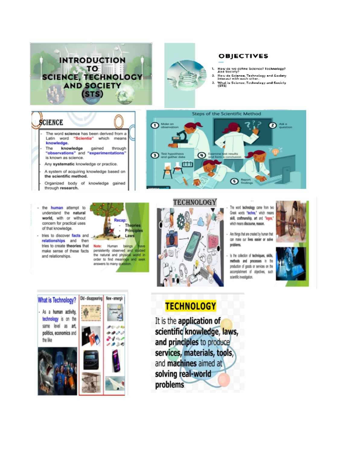 STS- Module: General Concepts & Historical Events in Science - Studocu