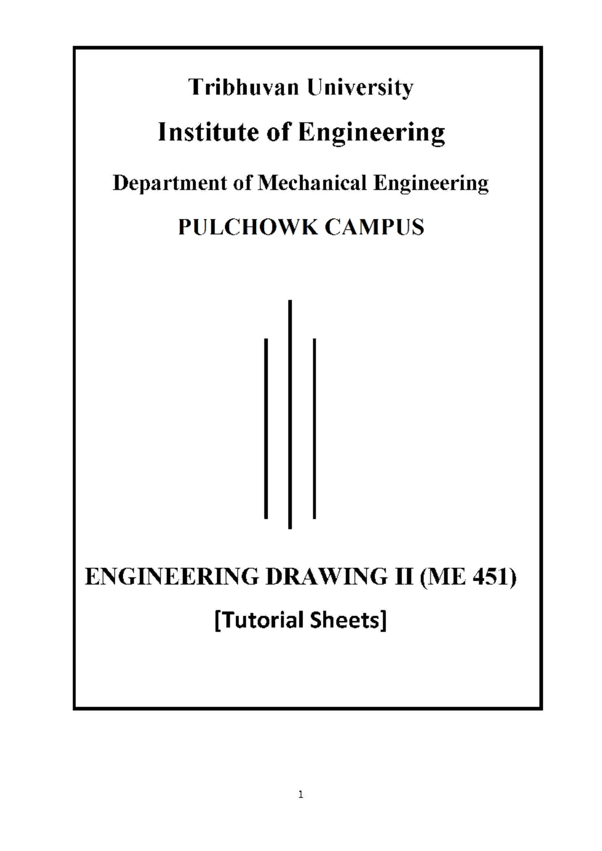 Engineering Drawing II Isometric & Perspective Projections Tutorial ...