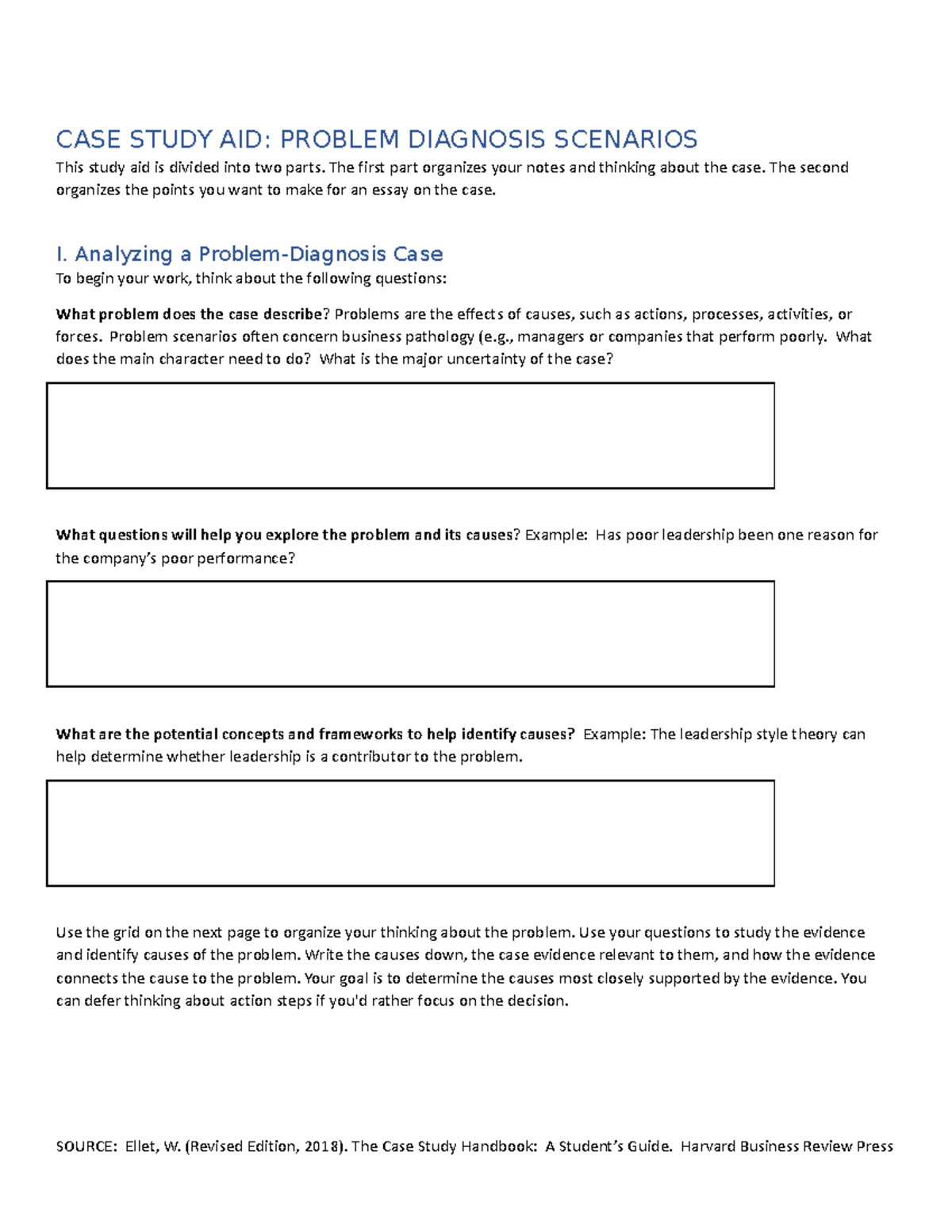 Case Study Aid Problem Diagnosis editable (2) - CASE STUDY AID: PROBLEM ...