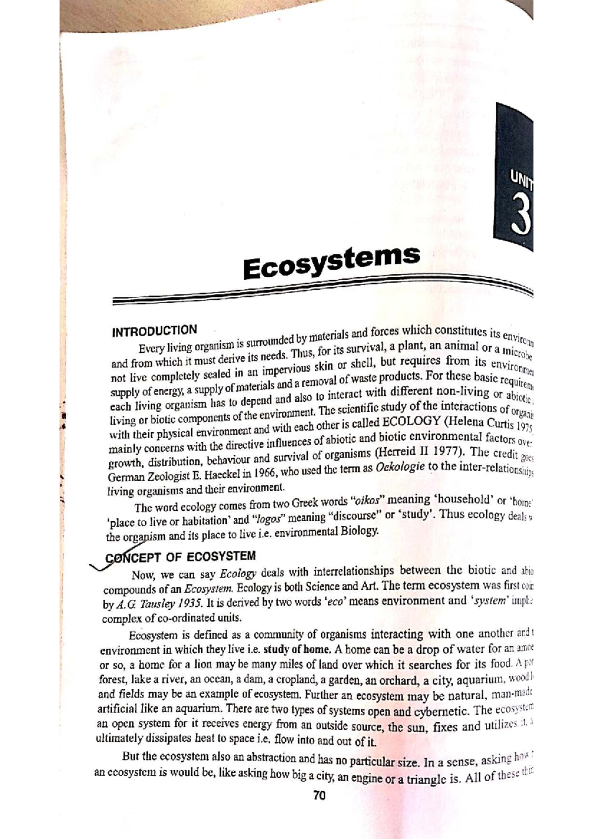 Chapter 2 & 3: Ecosystems Overview - EVS Study Notes - Studocu