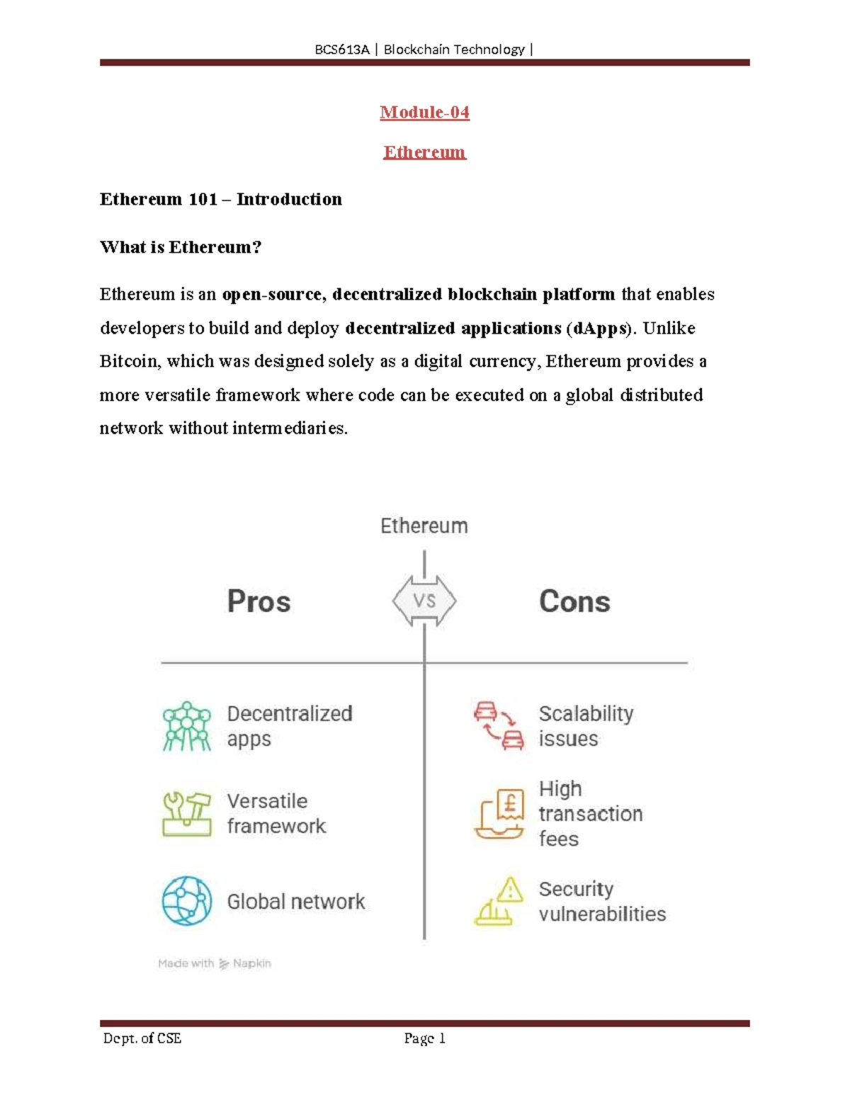 BCS613A Final Exam Notes: Decentralization in Blockchain Technology ...