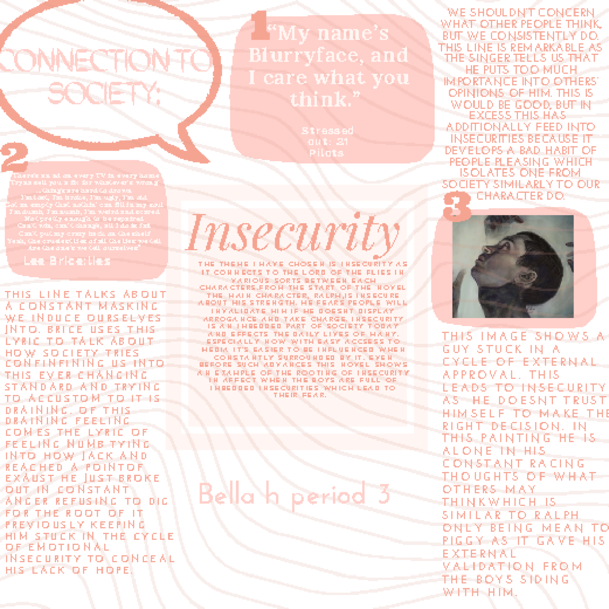 Lot F Final Project: Exploring Insecurity in Literature and Media - Studocu