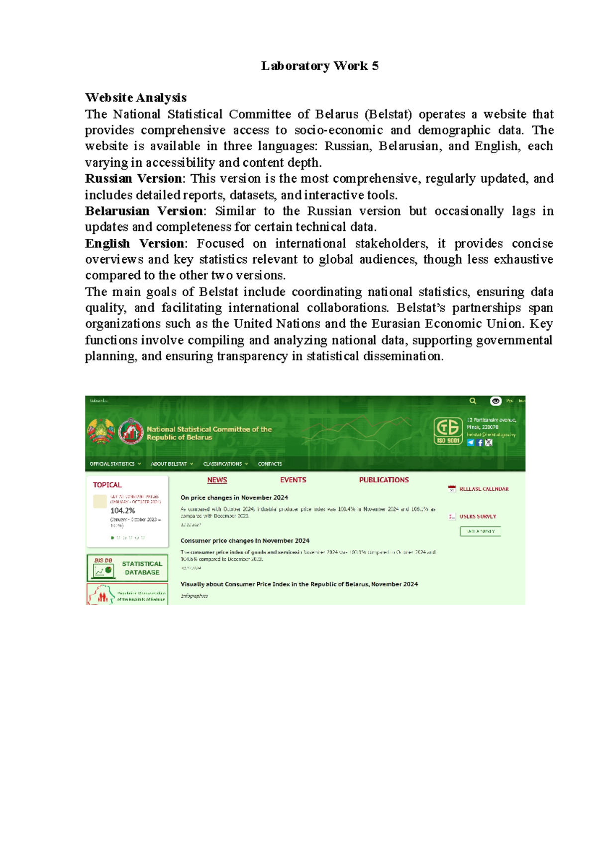 Laboratory Work 5 - Lab 5 - Laboratory Work 5 Website Analysis The ...