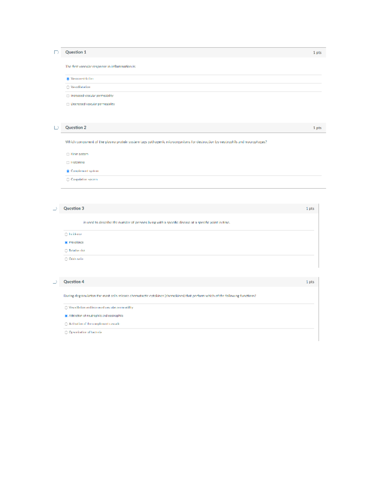 Patho Quiz 1 - Comprehensive Review of Key Concepts - Studocu