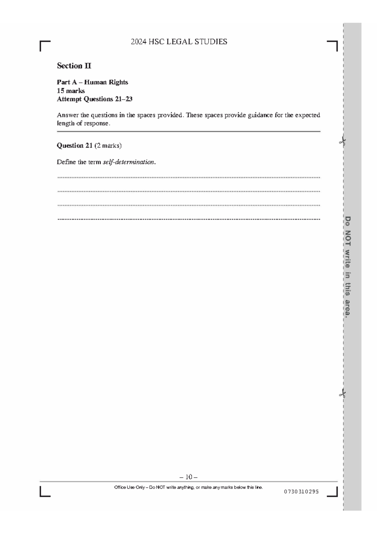 Human Rights Overview for HSC Legal Studies 2024-23 - Studocu